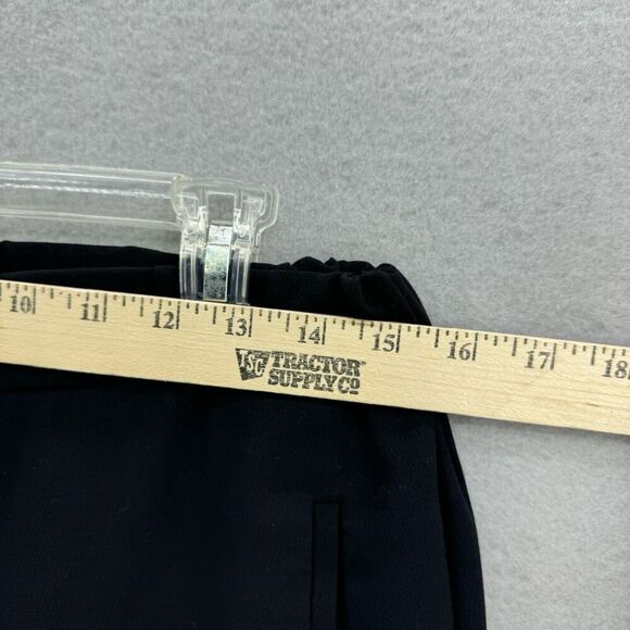 Aritzia Wilfred Crepe Darontal Pull On Pant Cropped Trousers Black Size 2 - Picture 12 of 13